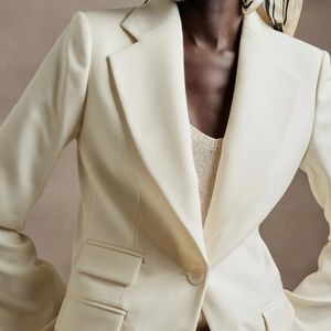 Banana Republic- LIDO SCULPTED ITALIAN WOOL BLAZER